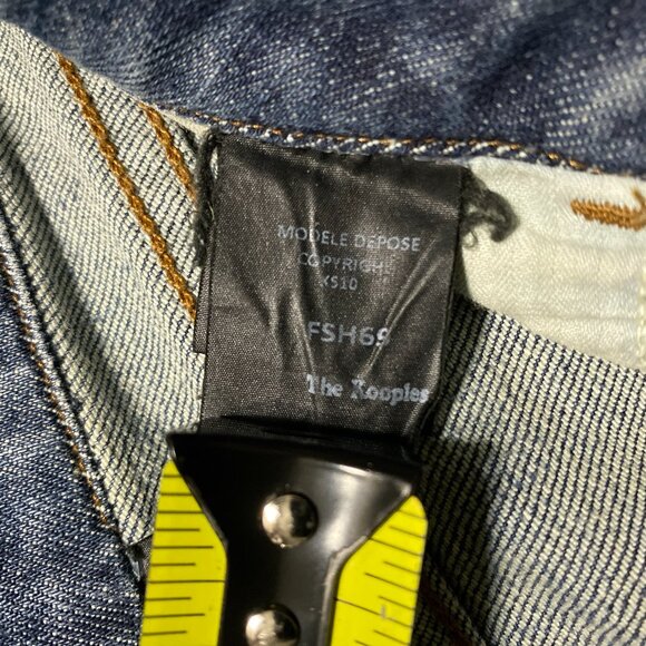 Women’s The KOOPLES Distressed Denim Shorts Mid-wash XS - Picture 5 of 6